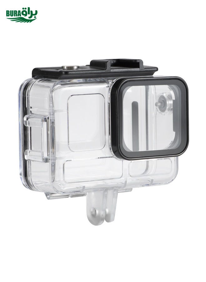 BURAQ For Insta360 Ace Pro 2 Underwater Waterproof Housing Case with Base Adapter & Screw (Transparent)  - Image 3