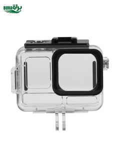 BURAQ For Insta360 Ace Pro 2 Underwater Waterproof Housing Case with Base Adapter & Screw (Transparent)  - Image 2