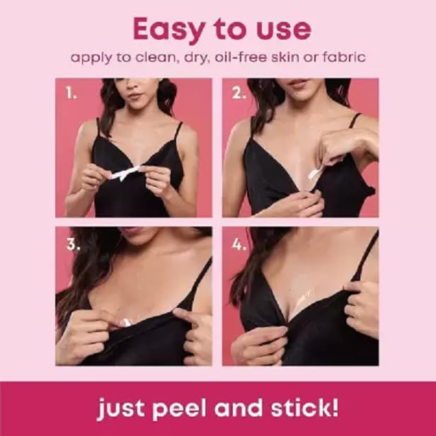 Elecsera Double Sided Transparent Skin and clothing Tape Dispenser Strip Manual Transparent - Image 5