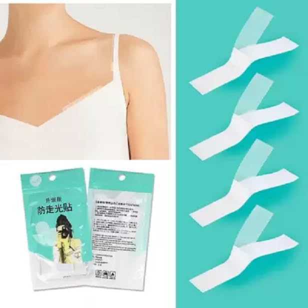Elecsera Double Sided Transparent Skin and clothing Tape Dispenser Strip Manual Transparent - Image 1