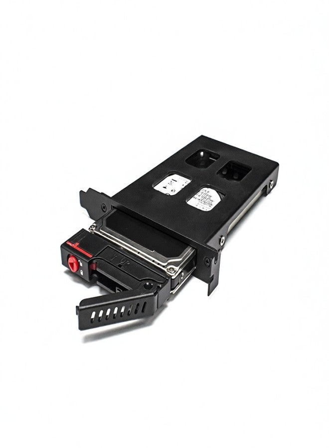 OImaster 2.5inch PCI Hard Disk Bay Key Lockable Metal 2.5'' SATA Hard Disk/SSD Bay - Image 1