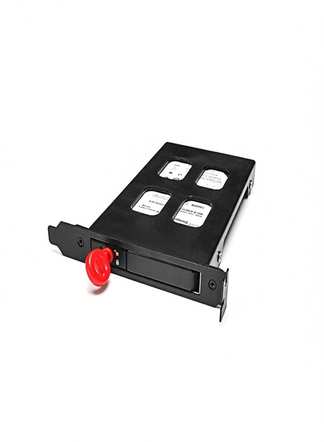OImaster 2.5inch PCI Hard Disk Bay Key Lockable Metal 2.5'' SATA Hard Disk/SSD Bay - Image 3