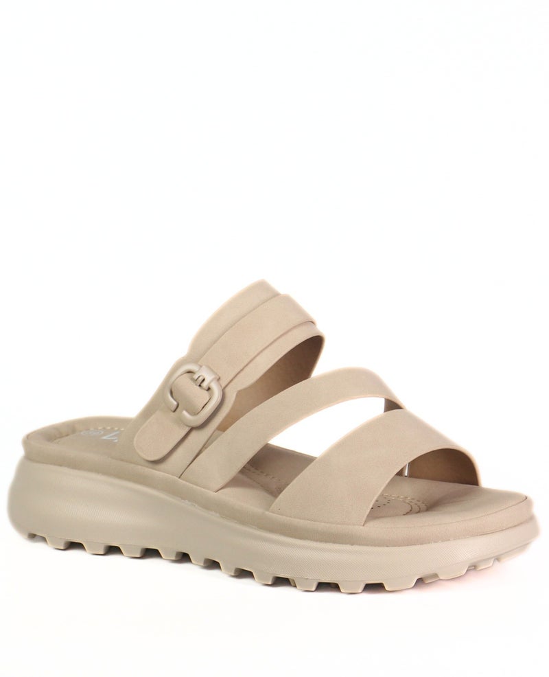 SD.Felano Women’s Flat Comfort Sandals | Soft Cushioned Footbed | Lightweight Daily Sandals | Easy Slip-On Design | Supportive Anti Slip Sole | Casual Walking Sandals For Women Everyday Wear - Image 1