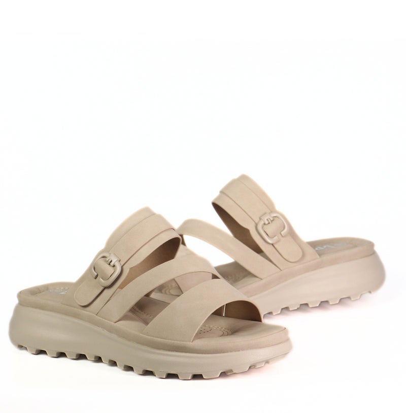 SD.Felano Women’s Flat Comfort Sandals | Soft Cushioned Footbed | Lightweight Daily Sandals | Easy Slip-On Design | Supportive Anti Slip Sole | Casual Walking Sandals For Women Everyday Wear - Image 3