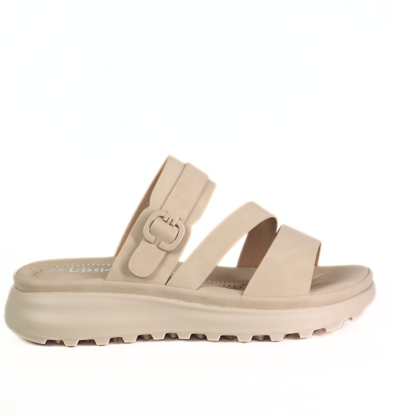 SD.Felano Women’s Flat Comfort Sandals | Soft Cushioned Footbed | Lightweight Daily Sandals | Easy Slip-On Design | Supportive Anti Slip Sole | Casual Walking Sandals For Women Everyday Wear - Image 4