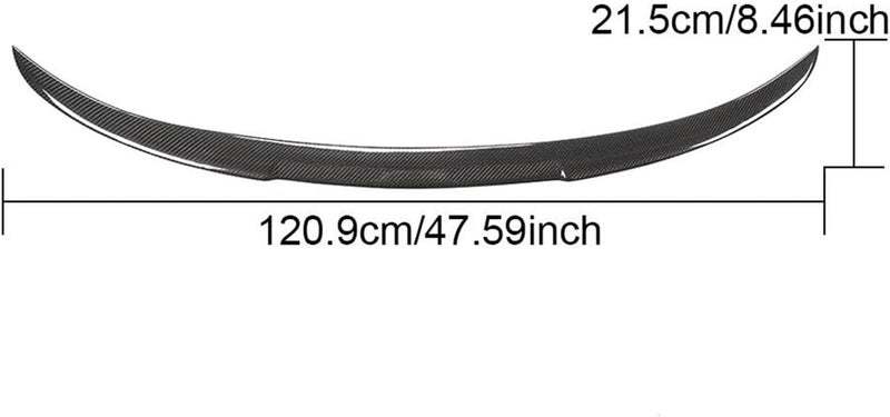 Wivplex Carbon Fiber Rear Spoiler for BMW 4 Series F36 - Image 2