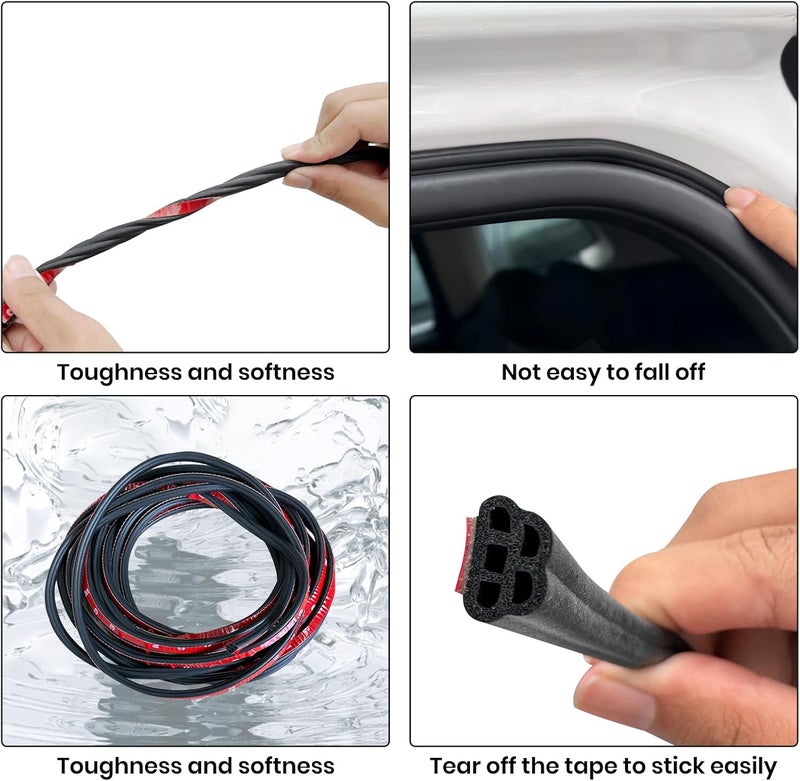 FengleAuto Double Layer Car Door Seal Strip - Image 4