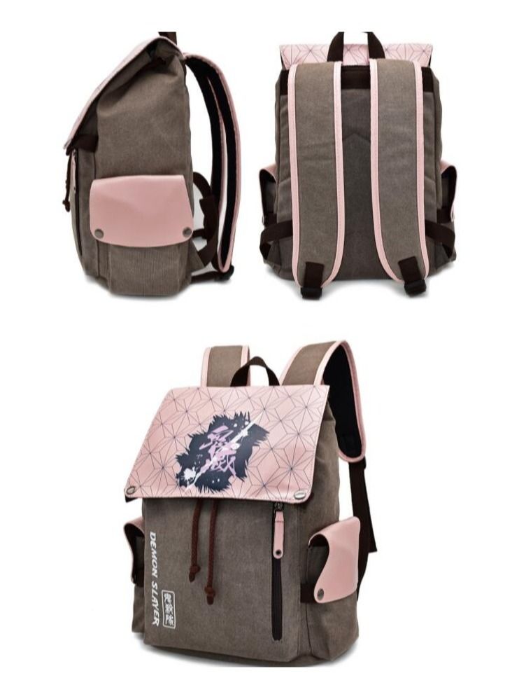 NIBEMINENT Cartoon Demon Slayer backpack student bag  - Image 2