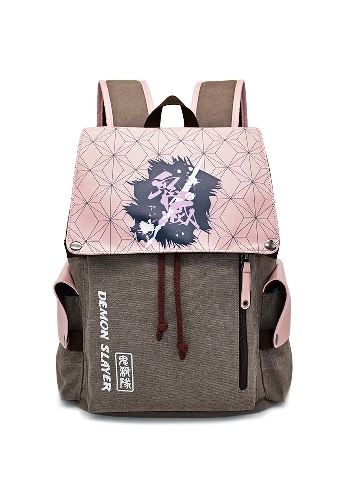 NIBEMINENT Cartoon Demon Slayer backpack student bag  - Image 1
