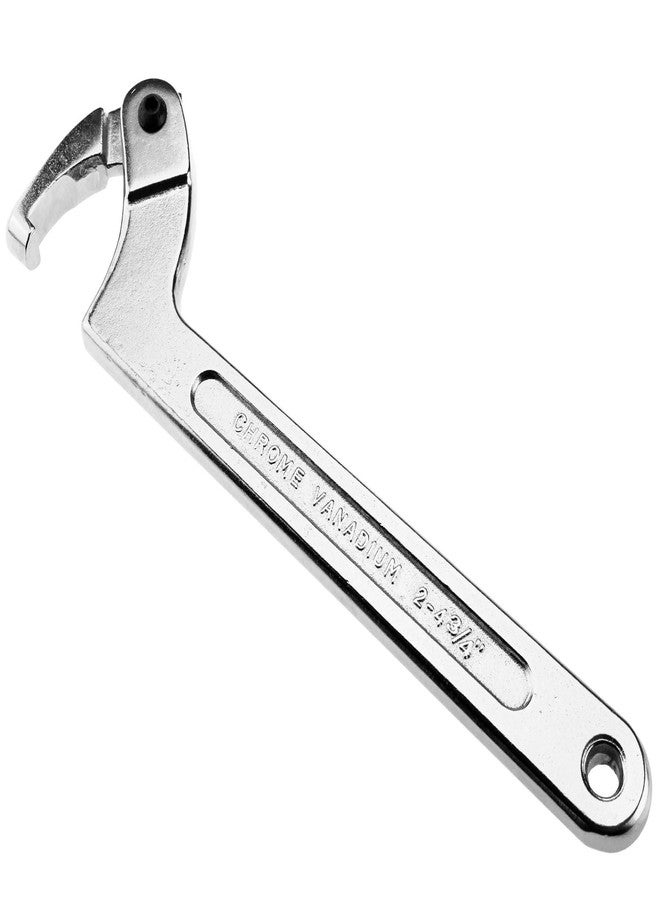 SING F LTD 51-121Mm 2-4.3/4 Inch Chrome Vanadium C Spanner Tool Adjustable Hook Wrench - Image 2