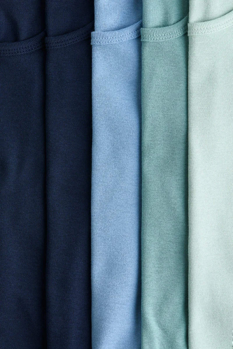 H&M 5-pack cotton vest tops
