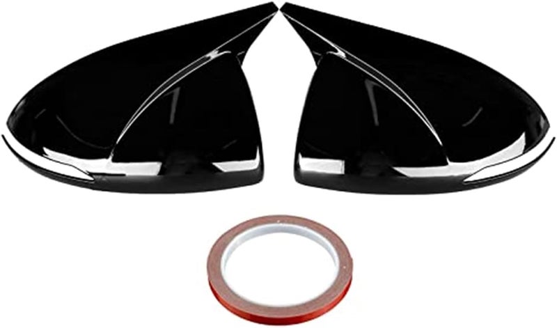Yurefax Glossy Black Rearview Mirror Cover for Hyundai Sonata - Image 1