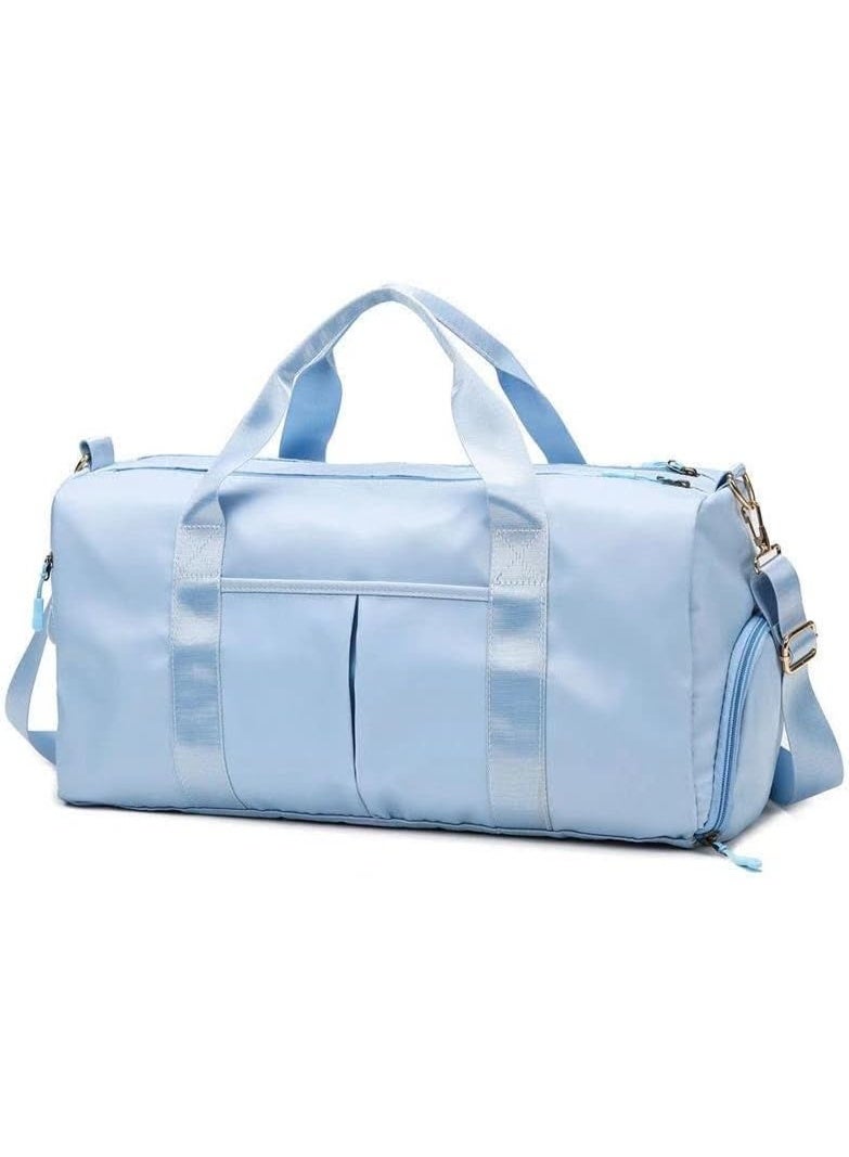Arabest Large Travel Bag,Shoe Compartment Sports Gym Tote,Weekender Overnight Shoulder Bag - Image 1