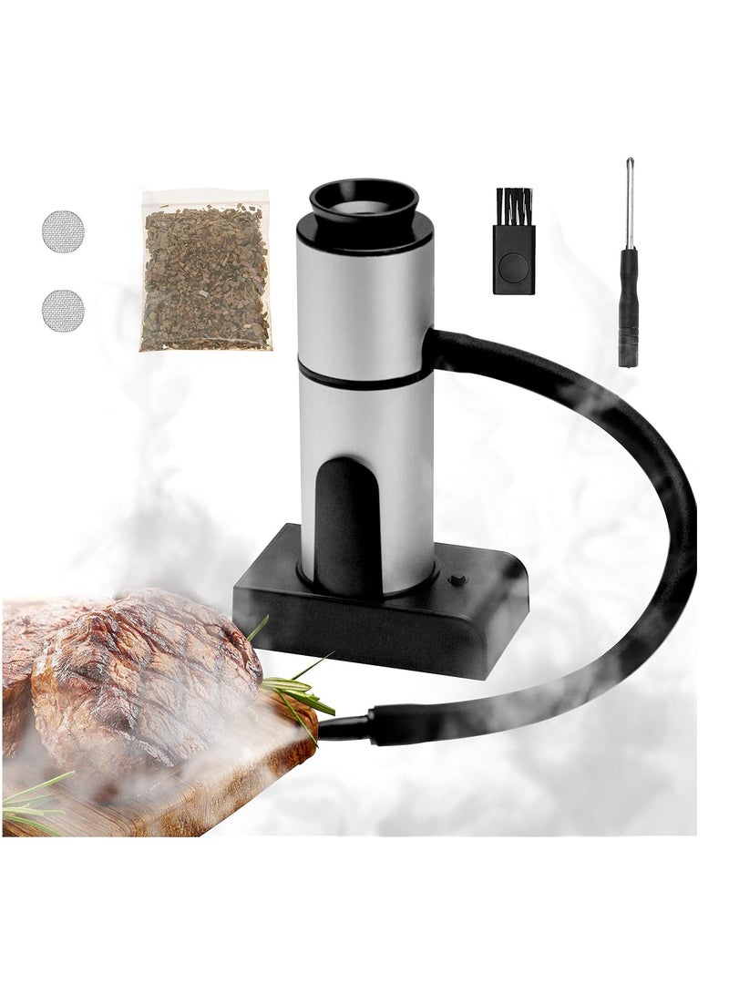 Guintray-bo Smoker Gun Kit, Food Smoker，Portable Smoke Infuser Smoke Gun, Cocktail Smoker, Hand-held Cold Smoker Food Smoker for Any Meat Cocktail Cheese BBQ Sous Vide Steak Beef, Sausage, Vegetable Salad  - Image 1