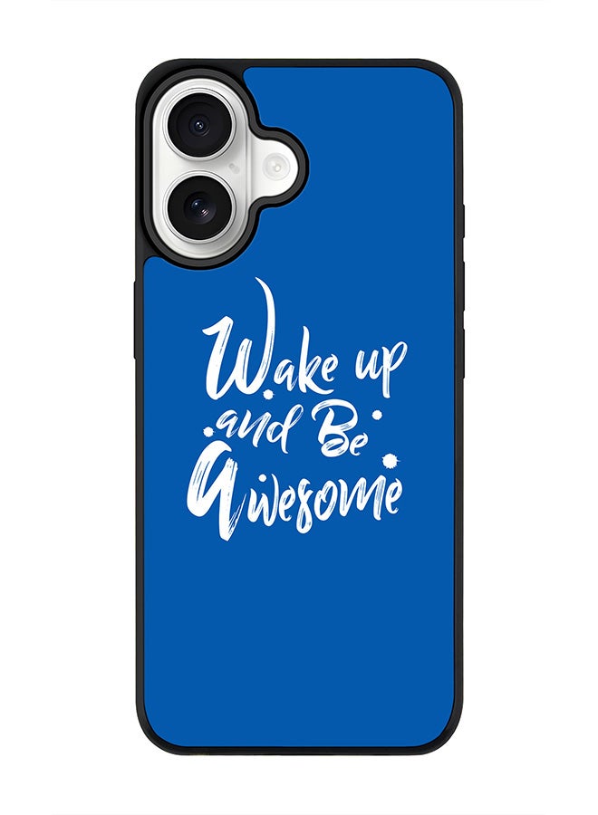 Stylizedd iPhone 17 Case, [Compatible with MagSafe] Slim Magnetic cover Phone Case iPhone 17 -Wake up and be awesome - Image 1