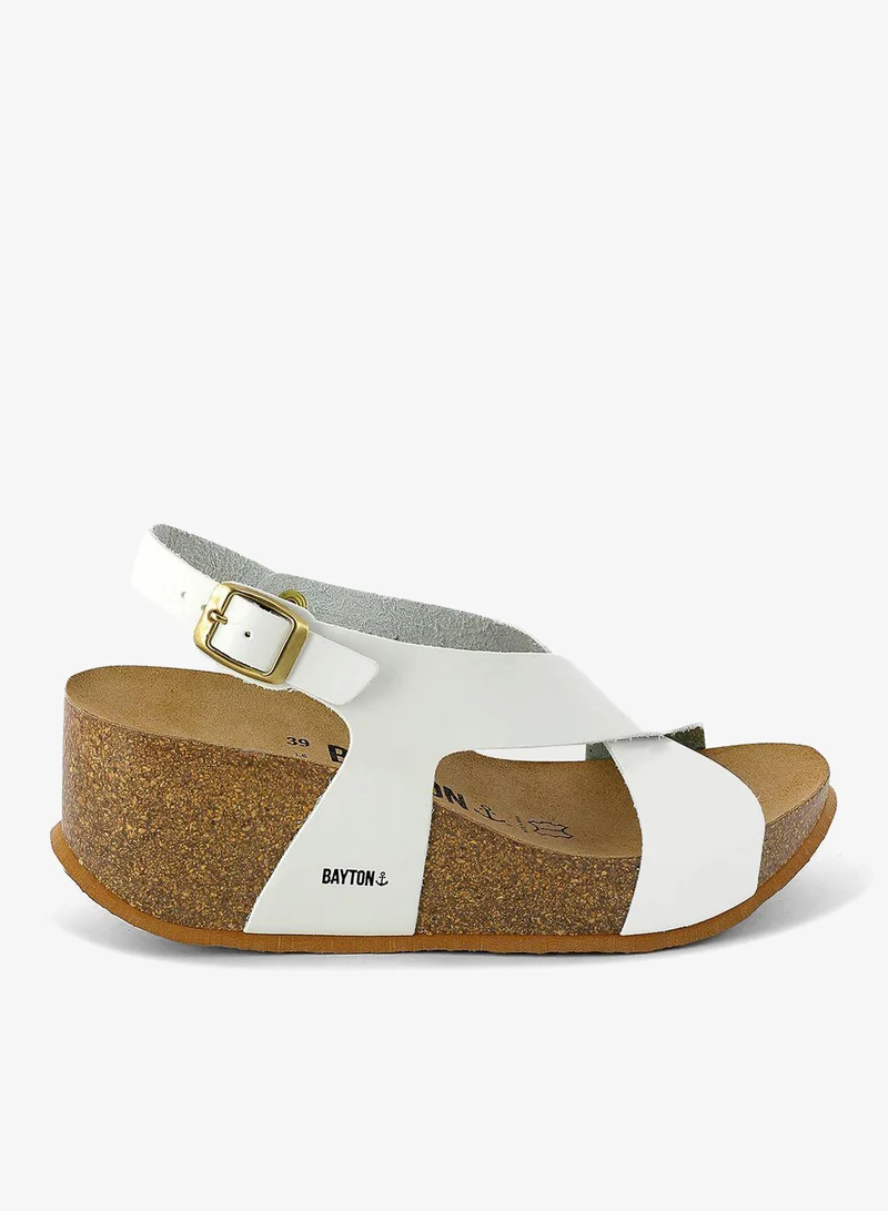 BAYTON Rea Multi Strap Wedge Sandals