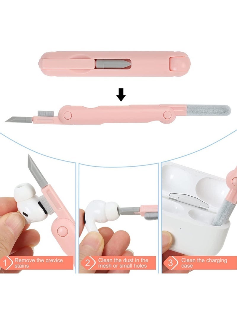 7-in-1 Electronic Cleaner Kit - Portable Cleaning for Airpods Laptop, Keyboard, with Cleaning Pen Brush Spray for Phone iPad Computer Screen/Keyboard/Headphones/Bluetooth Earphones - Image 3