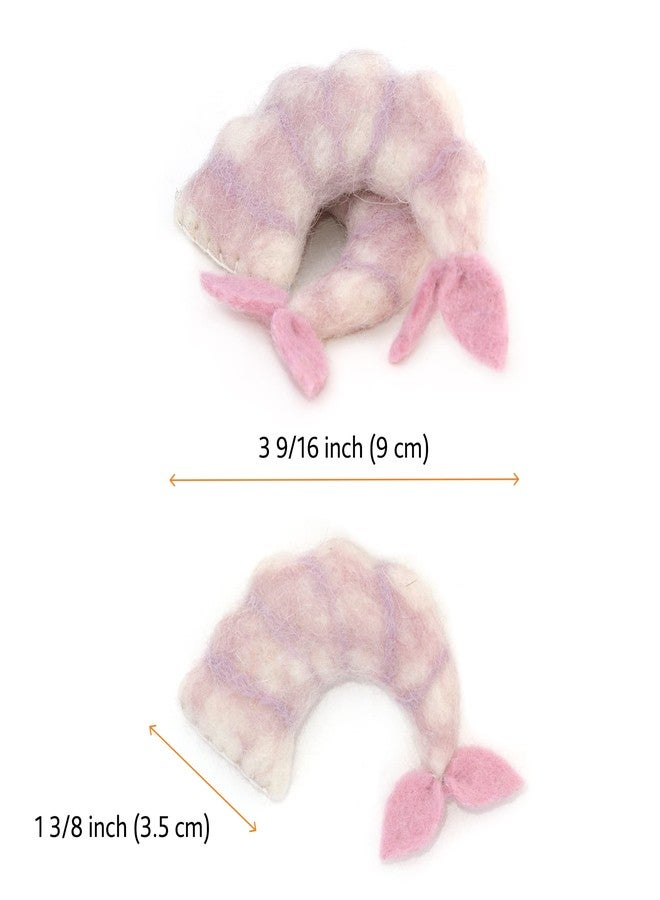 Glaciart One Wool Shrimp Cat Toys with Catnip | Interaction & Boredom Relief, Encourages to Exercise, Explore & Play | Filled w/Organic Herbs to Help Sooth or Reduce Anxiety - Image 5