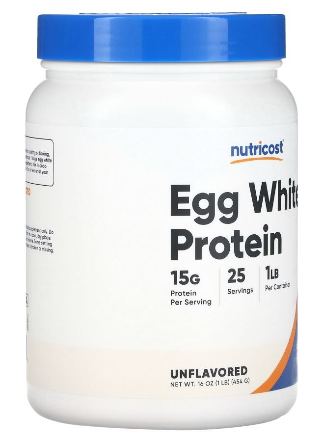 Nutricost Egg White Protein Unflavored 1 lb (454 g) - Image 2