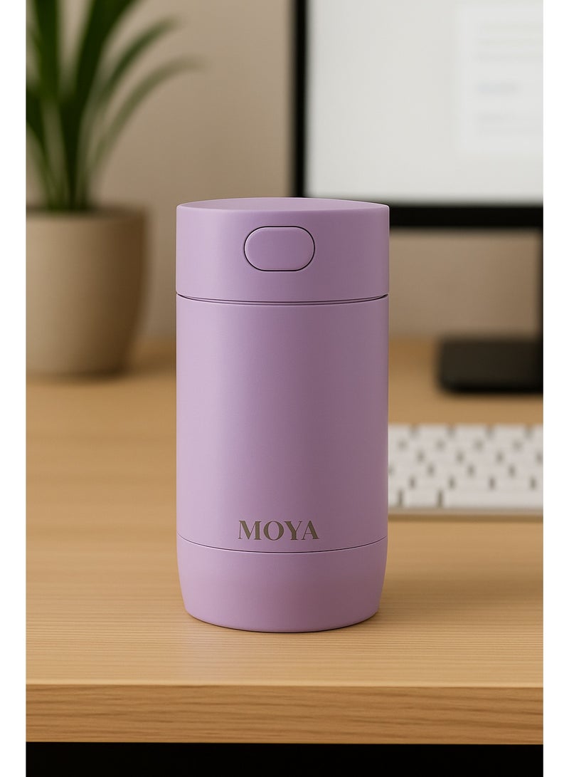 Moya "Ripple" 240ml Travel Coffee Mug Lilac - Image 5