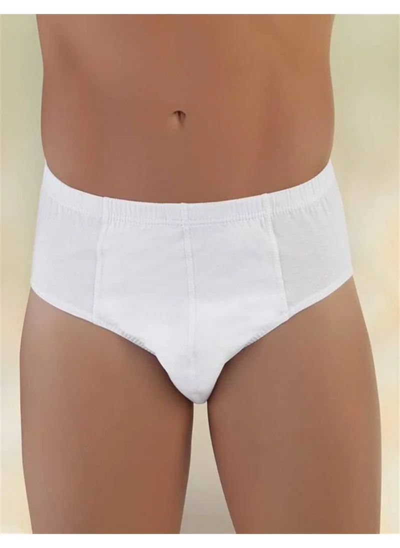 Şahinler White Cotton Classic Men's Slip 6-Piece Economical Pack ME009