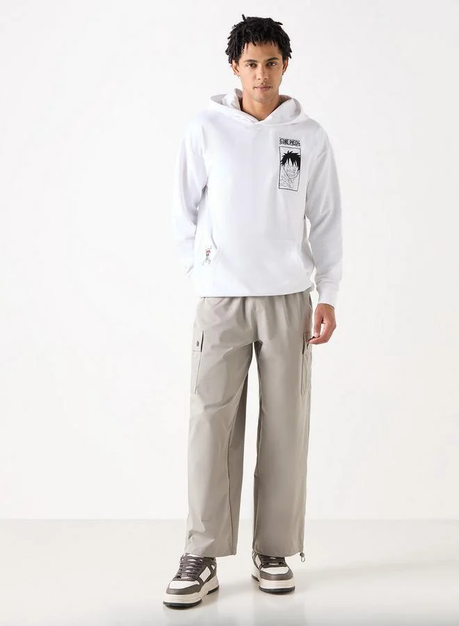 SP Characters One Piece Print Oversized Hoodie