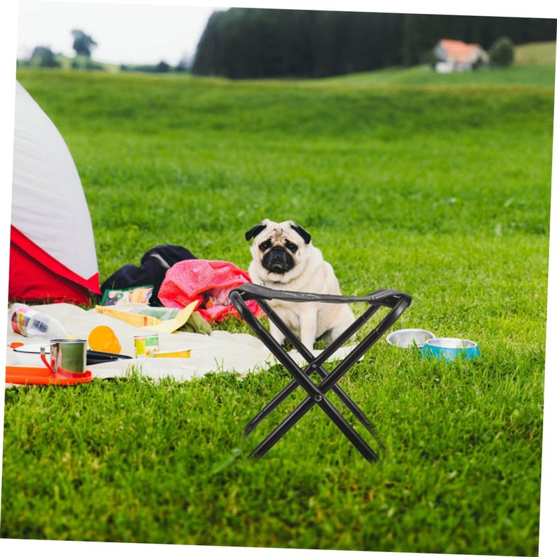 Camouflage Portable Folding Camping Stool With Carry Bag For Outdoor Hiking Fishing - Image 3
