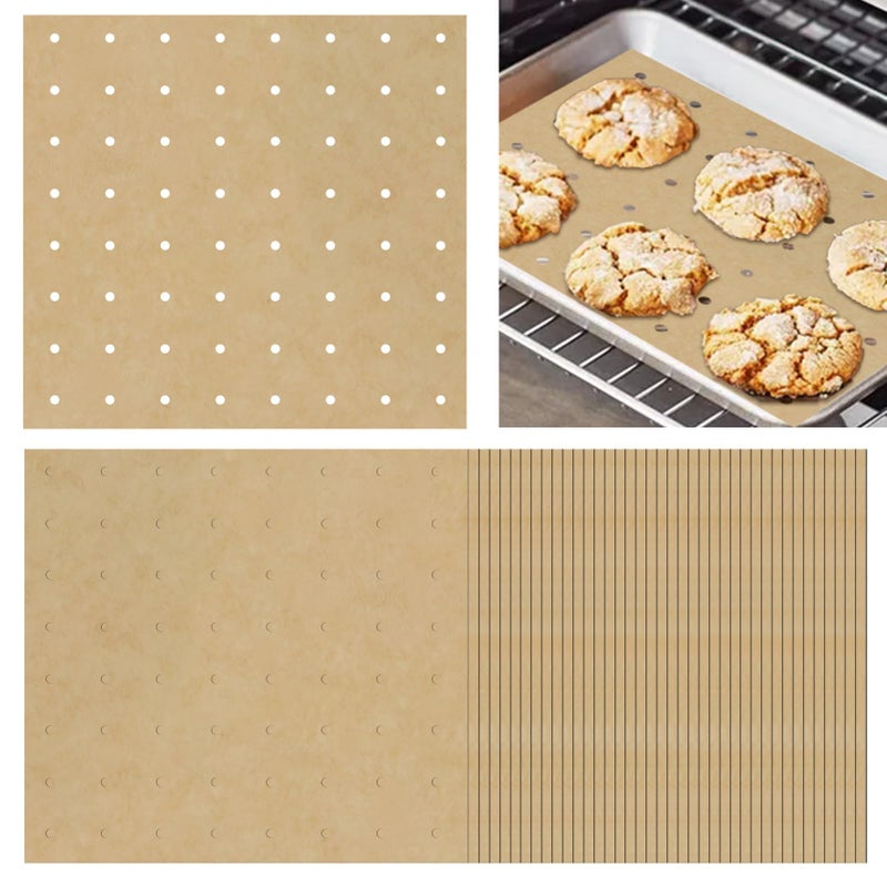 ZYP 120 Sheets Air Fryer Oven Liners 11 x 12 Disposable Air Fryer Parchment Paper Liners Rectangle Non Stick Parchment Baking Paper Compatible with Ninja FoodiCuisinartBrevilleEmeril LagasseGowise - Image 2