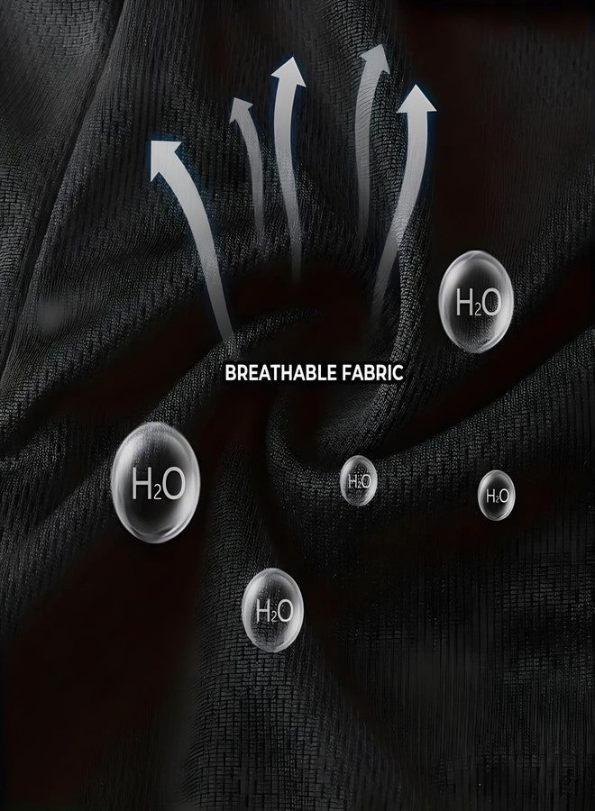 Cmonie 6 Packs Ski Mask Sun UV Protection Hood Breathable, Balaclava Face Mask for Men Women - Motorcycle Fish, 6pcs Black M, One size - Image 3