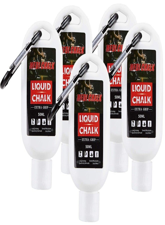 MEDI CHALK Liquid Chalk, Pole Dance,Sports Chalk, Hand Grip Chalk,Weightlifting Chalk,Gym Chalk, Powerlifting (50ML 5Pack) - Image 1