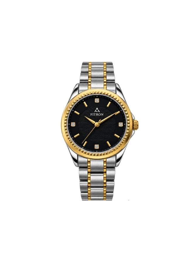 FITRON No. 6081L  — Japan Quartz Stainless Steel Watch - Image 1