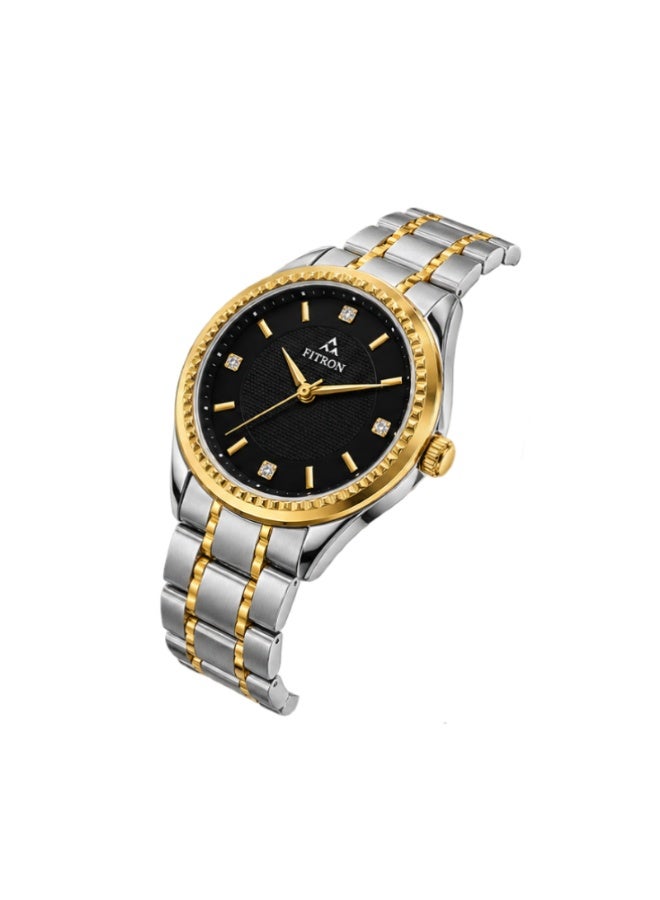 FITRON No. 6081L  — Japan Quartz Stainless Steel Watch - Image 3