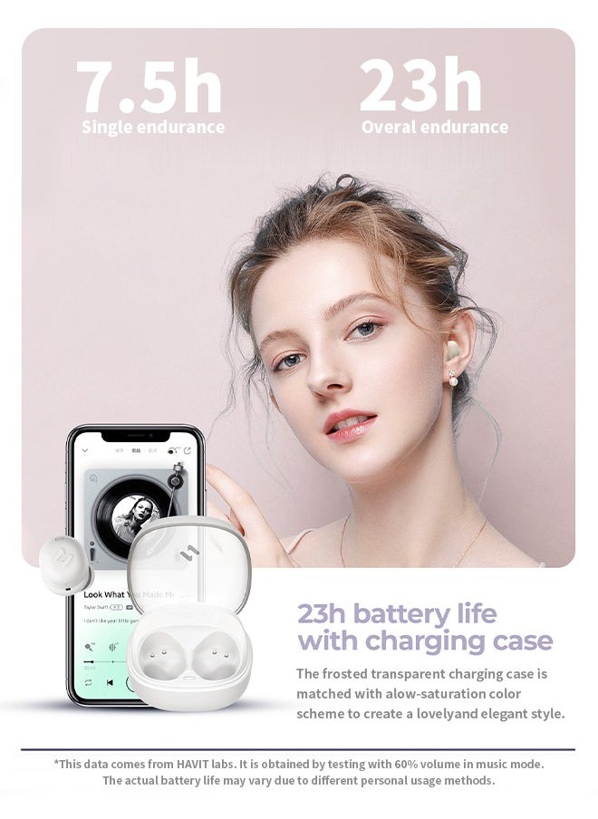 havit - Wireless Bluetooth Earbuds, High-Fidelity Stereo, ENC Noise Reduction System, Suitable for Various Smartphones - Image 1