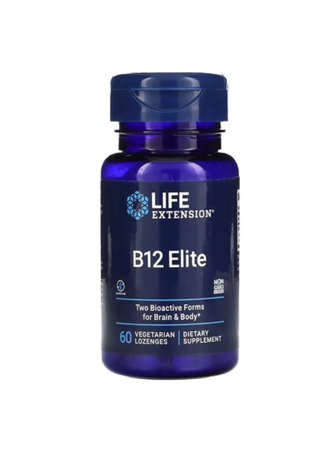 B12 Elite, 60 Vegetarian Lozenges