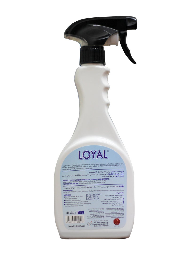 Loyal Fabric Carpet And Air Freshener Cotton Fragrance 500 ml - - Image 2