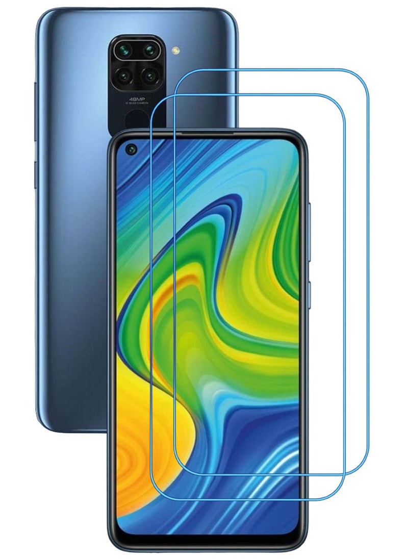ACLIX 2 Pieces Antistatic ESD Dustproof Premium Quality High Definition Clear Tempered Glass Screen Protector Designed For Xiaomi Redmi Note 9 - Image 1