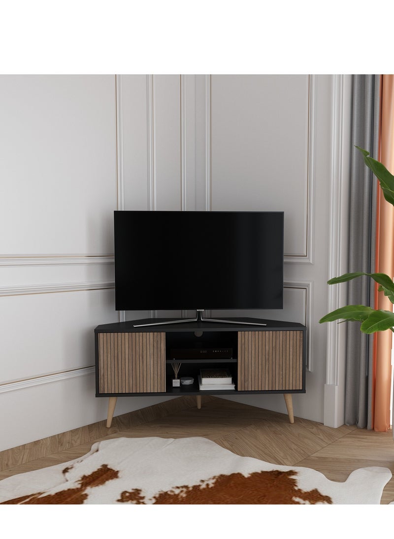 Decorotika Lesson 120 cm Corner TV Unit for TVs up to 55"  - Image 1