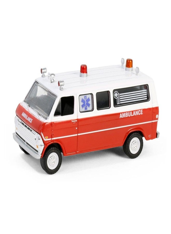 Truck 1/64 1970 Club Wagon Ambulance, Airplane! (1980), Hollywood Series 42 62030-B - Image 1