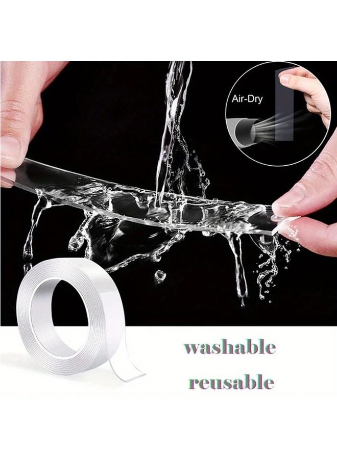 Removable Transparent Nano Double Sided Tape Heavy Duty 39.37inch For Wall Decor Kitchen Car - Image 5