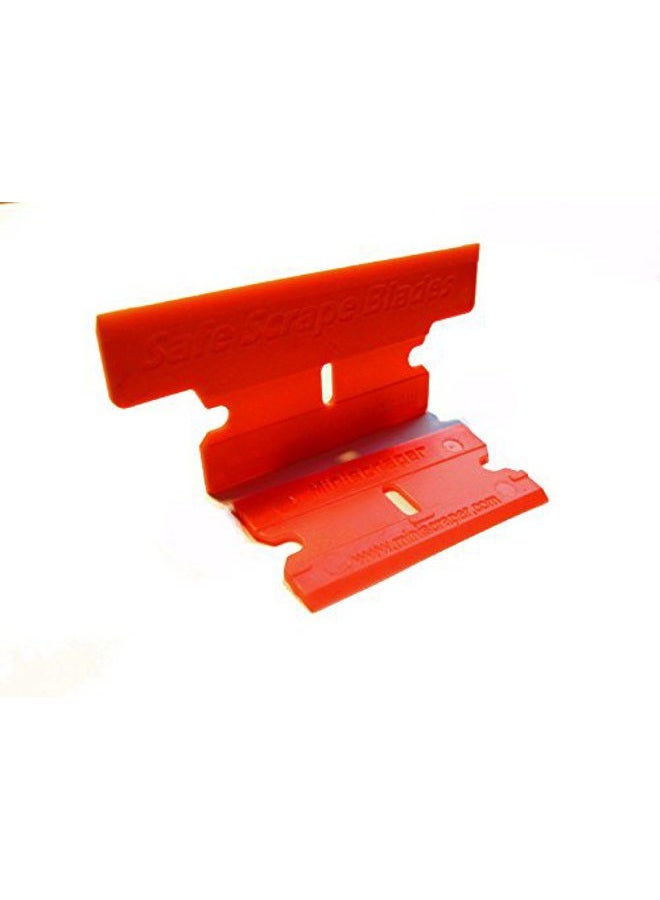 MINISCRAPER® Plastic Razor Blades, T Blade 50% Wider 20 Pack - Image 4