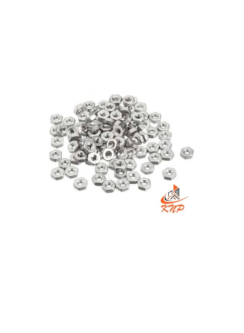 كنب صواميل سداسية فولاذية - عبوة من 100 (M6) - Image 1