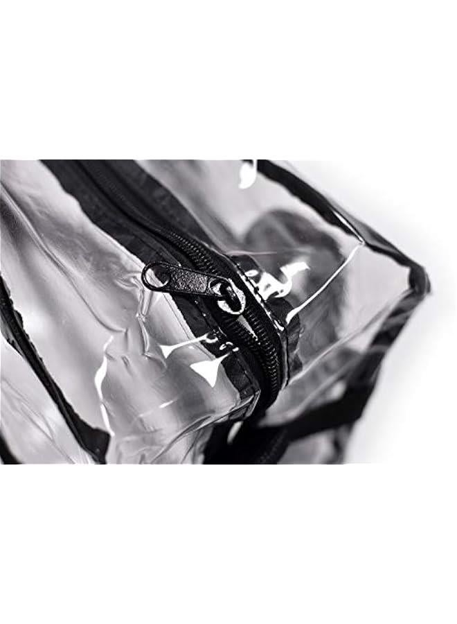 Clear Tote Bag Stadium Approved - Shoulder Straps and Zippered - Clear Bag for Work, Sports Games and Concerts - Image 5