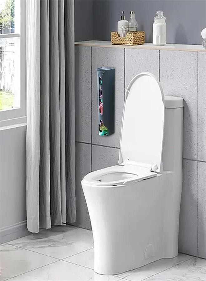 Trash Bag Organizer - Wall Mounted Trash Bag Dispenser - Trash Bag Collector Adhesive Kitchen Organization for Bathroom Home Kitchen Offices  - Image 3