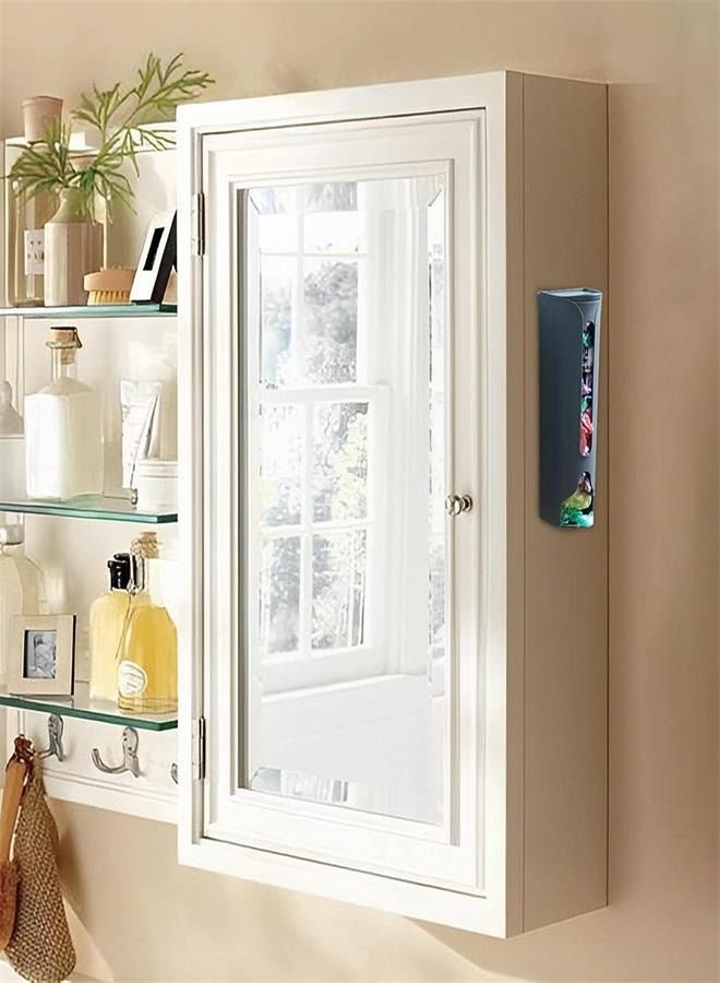 Trash Bag Organizer - Wall Mounted Trash Bag Dispenser - Trash Bag Collector Adhesive Kitchen Organization for Bathroom Home Kitchen Offices  - Image 2