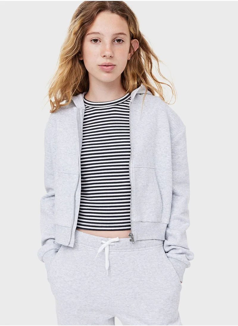 H&M Youth Zip Through Hoodie