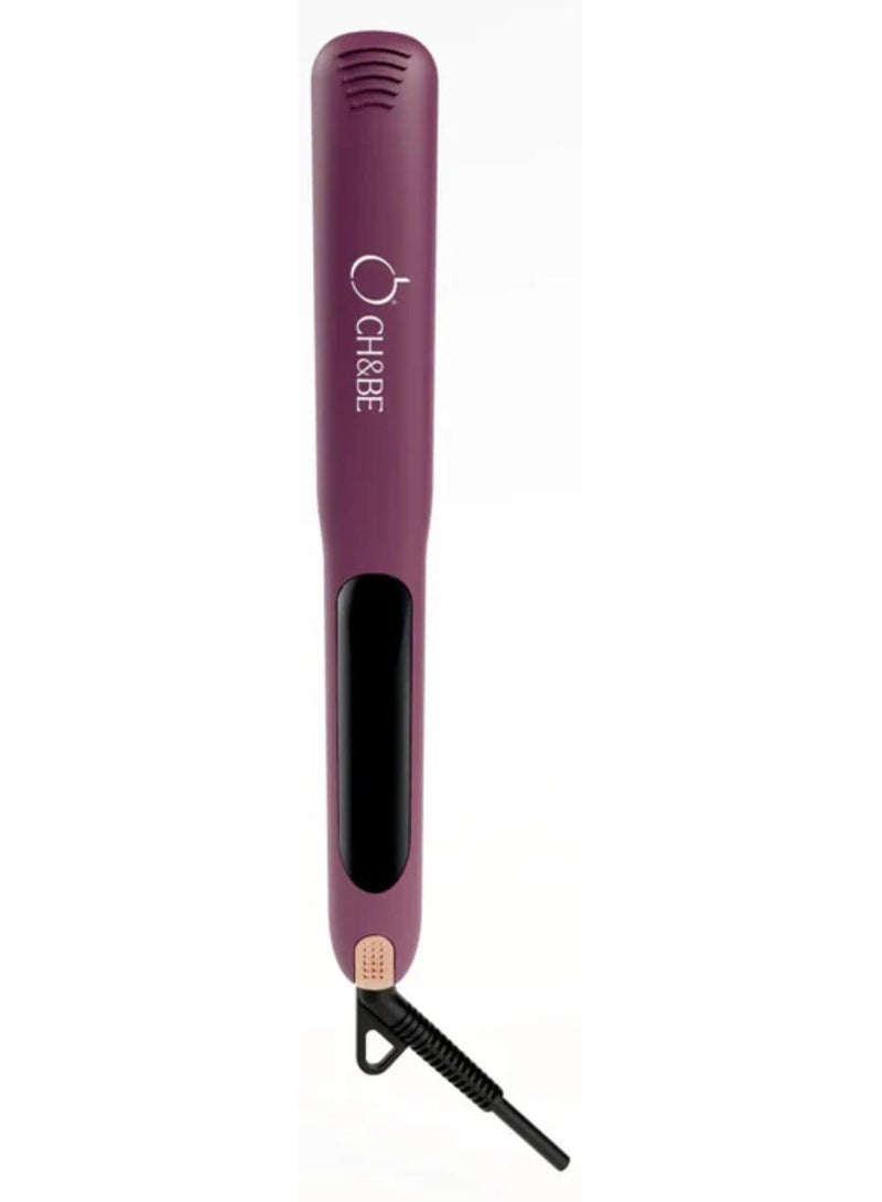 CH&BE Float Straightener  | Long-Lasting Straight Hair (2+ Days) | Moisture & Smoothness Without Frizz or Split Ends | Tourmaline Plates for Shine & Softness | For Straightening or Curling | 5 Heat Settings for All Hair Types - Image 1