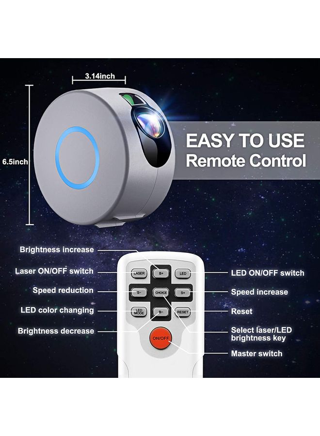 Halamodo Starry Night Light Projector ,Romantic Remote Control Galaxy Lamp, Fits for Kids  Adults Bedroom Decoration, Party,3 Modes - Image 5