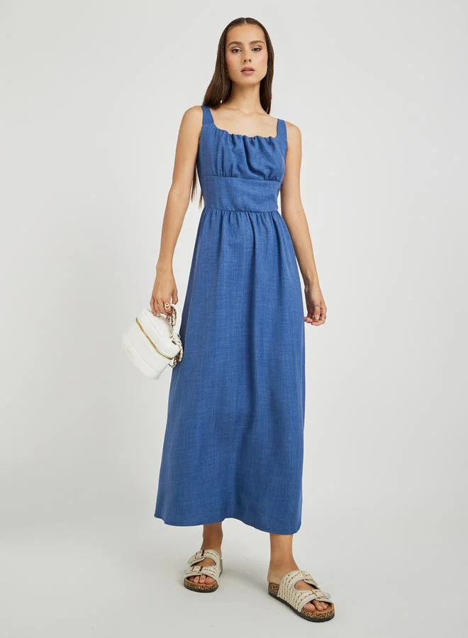 تايك تو Empire Waist Midi Dress