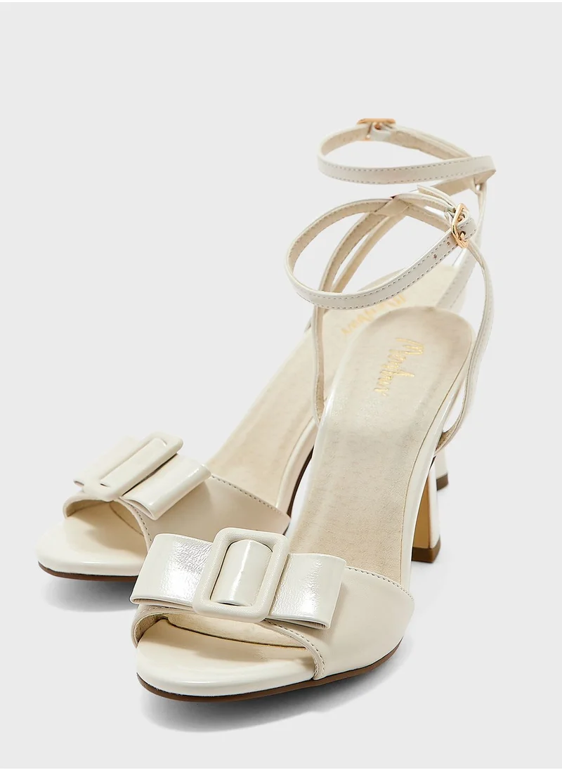 منبور Ankle Straps High Heel Sandals