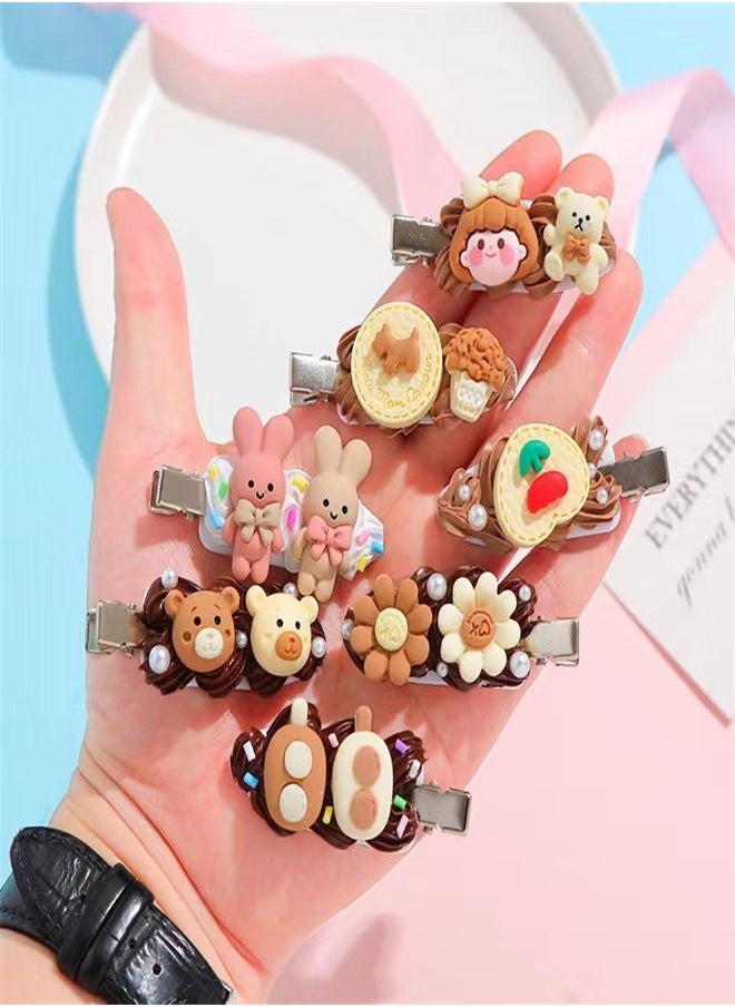 Generic - DIY Beige Animal Resin Accessories Handmade Hair Accessories Set Kit - Image 1